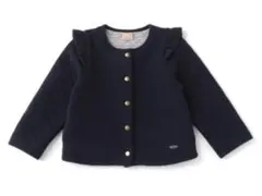 【130】新品 petit main ネイビー カーディガン