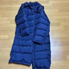 YAKPAK フード付きダウンコート L ネイビー