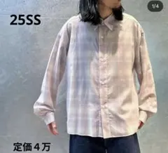 H BEAUTY&YOUTH今季定価4万新品シアーチェック シャツauralee
