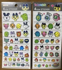 正規品　たまごっち　4サイズステッカー　2枚セット