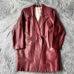 考納帕皮革 Oversize 外套 半長外套 附內襯