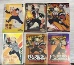 僕のヒーローアカデミア　爆豪勝己　クリアカード　ステッカー　まとめ売り