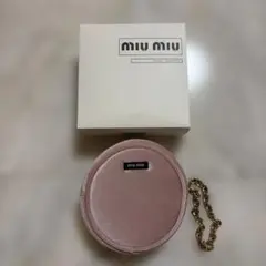 miup4 新品未使用本物　miumiu ミュウミュウ　ノベルティマルチポーチのサムネイル