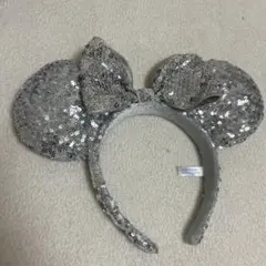 ディズニー ミニー カチューシャ シルバー