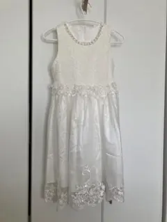 ドレス　白　140