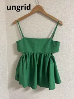 Ungrid☆サイドオープンジャカードキャミ