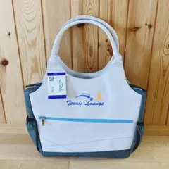新品 Tennis Lounge テニスバッグ 中型 ホワイト