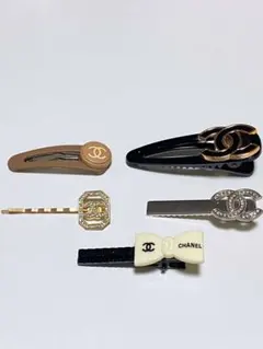 CHANEL シャネル ヘアピン ヘアクリップ ヘアアクセサリー 5点セット