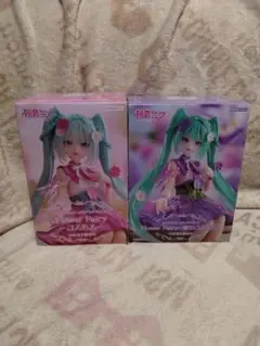 初音ミク Flower Fairy コスモス紫＆ピンク2体セット