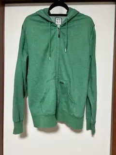 BILLABONG グリーンパーカー フルジップ　メンズM