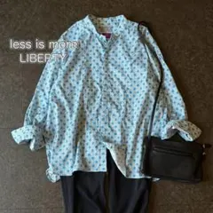 less is more リバティ生地 9分袖ブラウス 日本製 ナチュラル 春夏のサムネイル