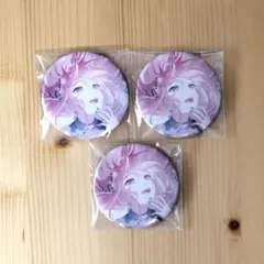 プロセカ 巡音ルカ グリ缶 グリッター缶バッジ 46C 3点セット WL