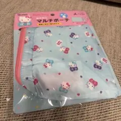 【新品】Skater ハローキティ 撥水マルチポーチのサムネイル