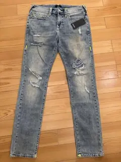 True Religion スキニージーンズ ライトブルー