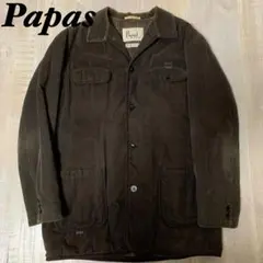 【日本製 ヴィンテージ】Papas 中綿 キルティング コットン カバーオール