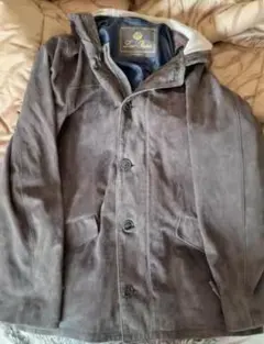 Loro Piana フード付きブラウンジャケット