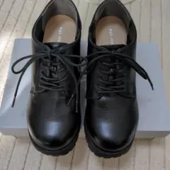 emu ブラック レースアップシューズ 中ヒール
