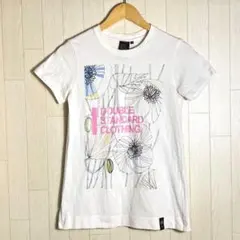 ダブルスタンダードクロージング 半袖 Tシャツ コットン ロゴ入り36 ホワイト