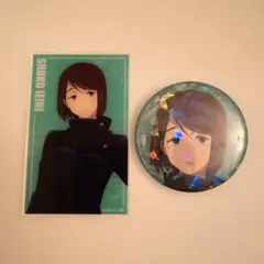 呪術廻戦 ペイントラクトシリーズ 家入硝子 ホログラム缶バッジ＆アクリルカード