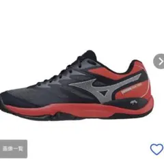 ミズノMIZUNOウエーブスパーク WIDE OC テニスシューズ23.5センチ