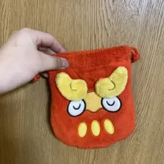 ポケモンセンター ダルマッカ 巾着型カイロケース ポーチ ぬいぐるみ巾着⁠