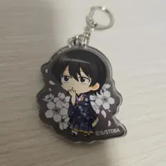 銀魂日和 はなびより 花景の湯 ミニキャラアクリルキーホルダー 山崎退
