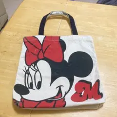 て*わ様 ディズニー　ミニーマウス　内ポケット付き　トートバッグのサムネイル