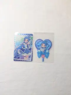 映画　キミとアイドルプリキュア　キュアウインク　うちわ型クリアカード