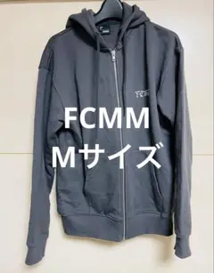 FCMM スウェットパーカー　Mサイズ ダークグレー　ジップアップ
