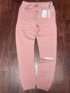 fog essentials スウェットパンツ反射フォント　ピンク