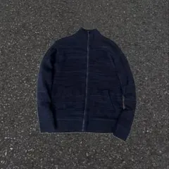 古着 ジップニット ゼブル柄 gx1000 Passport yardsale