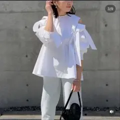 美品 LItenドロップリボンブラウス liten 日本製 ブラック - メルカリ