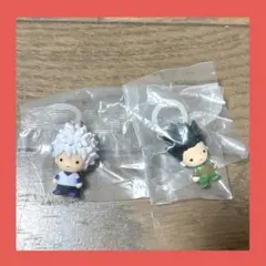 【2点】ハンターハンター　めじるしアクセサリー　ガチャガチャ　キルア　ゴン