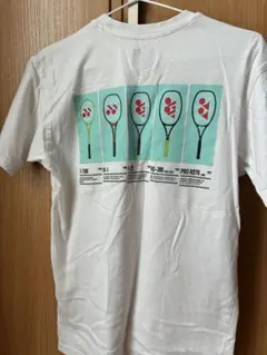 YONEX テニスラケットヒストリー Tシャツ ホワイトのサムネイル
