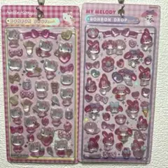 【正規品】ボンボンドロップシール　マイメロディーハローキティー　　第二弾