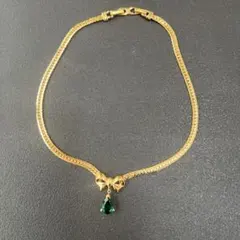 ニナリッチゴールド リボンモチーフ ネックレス