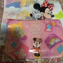 東京ディズニーリゾート 35周年デザインポーチ（ミニー）