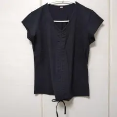 黒のVネックTシャツ Mサイズ