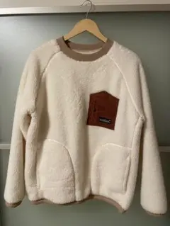 KRIFF MAYER アイボリー ボア　トレーナー