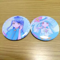 名探偵プリキュア　極楽湯　コラボ　缶バッジ キュアエクレール　帆羽くれあ