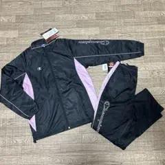 新品　チャンピオン　ウィンドブレーカー　セットアップ　150cm 黒　上下
