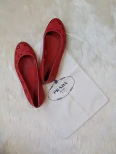 ⚜️土日価格⚜️　正規品　♡GUCCI　ラバーシューズ♡　赤　37