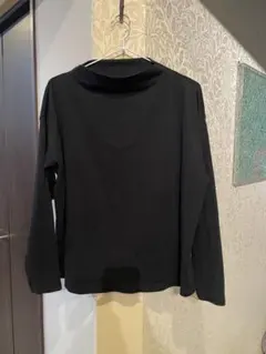 無印ストレッチフライス編みモックネック　未使用