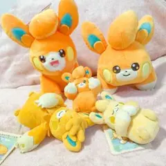 ポケモン パモ パモット パーモット ぬいぐるみ 5点セット