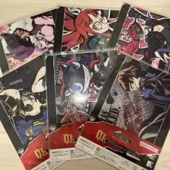 ペルソナ5 一番くじ H賞 クリアファイル&ステッカーコレクション 6点セット