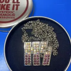 HYSTERIC GLAMOUR ロゴ ネックレス ラインストーン HSのサムネイル