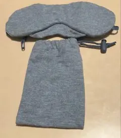 無印良品 綿混天竺携帯用アイマスク ブルー - メルカリ