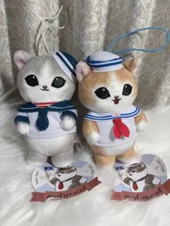 mofusand モフサンド セーラーにゃん マスコット ぬいぐるみ 2体セット
