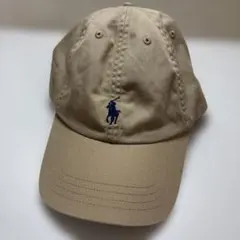 Polo Ralph Lauren ベージュ キャップ古着アメカジ　ヴィンテージ