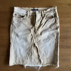 Ralph Lauren タイトスカート ベージュ カットオフ　9号のサムネイル